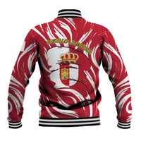 Castilla La Mancha Flag Baseball Jacket Autonomous Community of Spain - Wonder Print Shop
