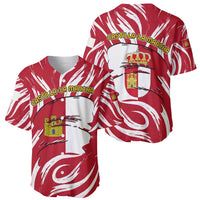 Castilla La Mancha Flag Baseball Jersey Autonomous Community of Spain - Wonder Print Shop