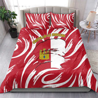 Castilla La Mancha Flag Bedding Set Autonomous Community of Spain - Wonder Print Shop