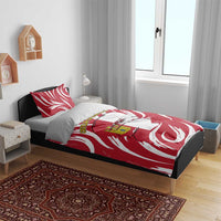 Castilla La Mancha Flag Bedding Set Autonomous Community of Spain - Wonder Print Shop