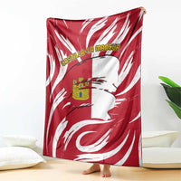 Castilla La Mancha Flag Blanket Autonomous Community of Spain - Wonder Print Shop