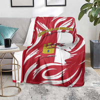 Castilla La Mancha Flag Blanket Autonomous Community of Spain - Wonder Print Shop
