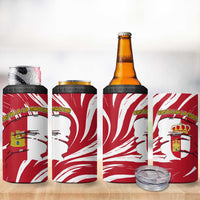 Castilla La Mancha Flag 4 in 1 Can Cooler Tumbler Autonomous Community of Spain - Wonder Print Shop