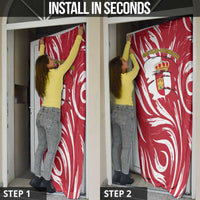 Castilla La Mancha Flag Door Cover Autonomous Community of Spain - Wonder Print Shop