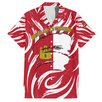 Castilla La Mancha Flag Family Matching Tank Maxi Dress and Hawaiian Shirt Autonomous Community of Spain - Wonder Print Shop