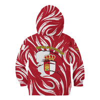 Castilla La Mancha Flag Kid Hoodie Autonomous Community of Spain - Wonder Print Shop