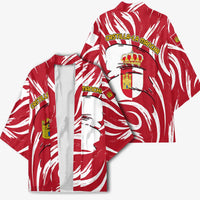 Castilla La Mancha Flag Kimono Autonomous Community of Spain - Wonder Print Shop