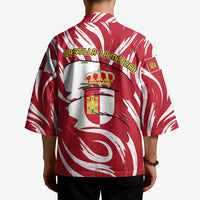 Castilla La Mancha Flag Kimono Autonomous Community of Spain - Wonder Print Shop