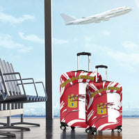 Castilla La Mancha Flag Luggage Cover Autonomous Community of Spain - Wonder Print Shop