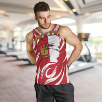 Castilla La Mancha Flag Men Tank Top Autonomous Community of Spain - Wonder Print Shop