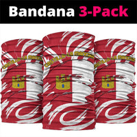 Castilla La Mancha Flag Neck Gaiter Autonomous Community of Spain - Wonder Print Shop