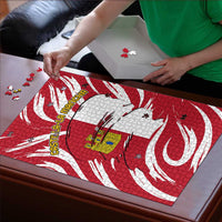 Castilla La Mancha Flag Puzzle Autonomous Community of Spain - Wonder Print Shop