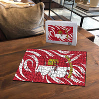 Castilla La Mancha Flag Puzzle Autonomous Community of Spain - Wonder Print Shop