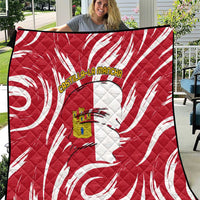 Castilla La Mancha Flag Quilt Autonomous Community of Spain - Wonder Print Shop