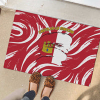 Castilla La Mancha Flag Rubber Doormat Autonomous Community of Spain - Wonder Print Shop