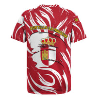 Castilla La Mancha Flag Rugby Jersey Autonomous Community of Spain - Wonder Print Shop