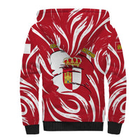Castilla La Mancha Flag Sherpa Hoodie Autonomous Community of Spain - Wonder Print Shop