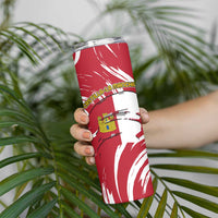 Castilla La Mancha Flag Skinny Tumbler Autonomous Community of Spain - Wonder Print Shop