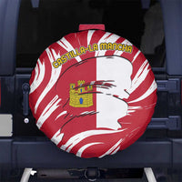 Castilla La Mancha Flag Spare Tire Cover Autonomous Community of Spain - Wonder Print Shop
