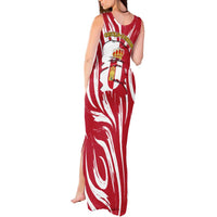 Castilla La Mancha Flag Tank Maxi Dress Autonomous Community of Spain - Wonder Print Shop