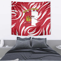 Castilla La Mancha Flag Tapestry Autonomous Community of Spain - Wonder Print Shop