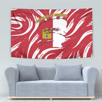 Castilla La Mancha Flag Tapestry Autonomous Community of Spain - Wonder Print Shop