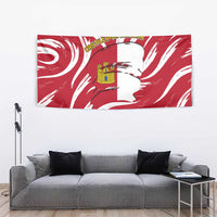 Castilla La Mancha Flag Tapestry Autonomous Community of Spain - Wonder Print Shop