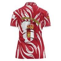 Castilla La Mancha Flag Women Polo Shirt Autonomous Community of Spain - Wonder Print Shop