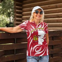 Castilla La Mancha Flag Women Polo Shirt Autonomous Community of Spain - Wonder Print Shop