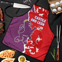 Castile and León Flag Apron Autonomous Community of Spain - Wonder Print Shop