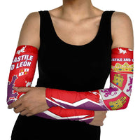 Castile and León Flag Arm Sleeves Autonomous Community of Spain - Wonder Print Shop