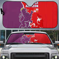 Castile and León Flag Auto Sun Shade Autonomous Community of Spain - Wonder Print Shop