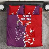 Castile and León Flag Bedding Set Autonomous Community of Spain - Wonder Print Shop