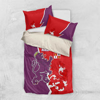 Castile and León Flag Bedding Set Autonomous Community of Spain - Wonder Print Shop