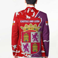 Castile and León Flag Blazer Autonomous Community of Spain - Wonder Print Shop