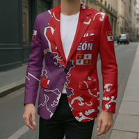 Castile and León Flag Blazer Autonomous Community of Spain - Wonder Print Shop