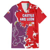 Castile and León Flag Family Matching Summer Maxi Dress and Hawaiian Shirt Autonomous Community of Spain - Wonder Print Shop