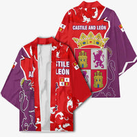 Castile and León Flag Kimono Autonomous Community of Spain - Wonder Print Shop