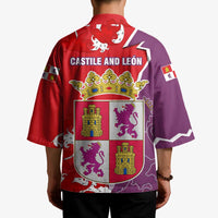 Castile and León Flag Kimono Autonomous Community of Spain - Wonder Print Shop