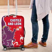 Castile and León Flag Luggage Cover Autonomous Community of Spain - Wonder Print Shop