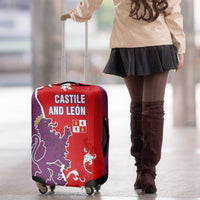 Castile and León Flag Luggage Cover Autonomous Community of Spain - Wonder Print Shop