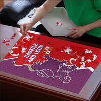 Castile and León Flag Puzzle Autonomous Community of Spain - Wonder Print Shop