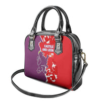 Castile and León Flag Shoulder Handbag Autonomous Community of Spain - Wonder Print Shop