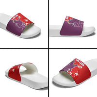 Castile and León Flag Slide Sandals Autonomous Community of Spain - Wonder Print Shop
