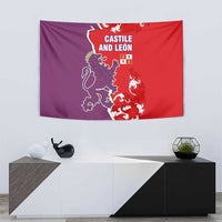 Castile and León Flag Tapestry Autonomous Community of Spain - Wonder Print Shop