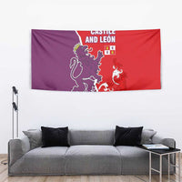 Castile and León Flag Tapestry Autonomous Community of Spain - Wonder Print Shop