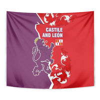 Castile and León Flag Tapestry Autonomous Community of Spain - Wonder Print Shop