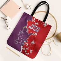 Castile and León Flag Tote Bag Autonomous Community of Spain - Wonder Print Shop