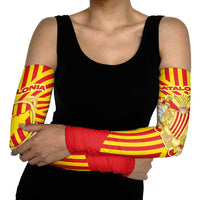 Catalonia Flag Arm Sleeves Autonomous Community of Spain - Wonder Print Shop