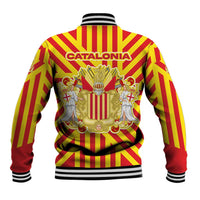 Catalonia Flag Baseball Jacket Autonomous Community of Spain - Wonder Print Shop